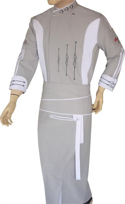 Erzurum Gri Beyaz Şef Önlüğü