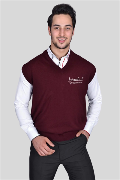 Garson Süveteri Bordo