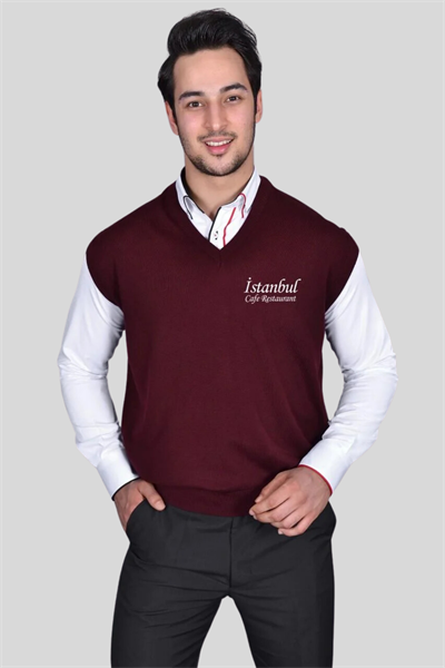 Garson Süveteri Bordo