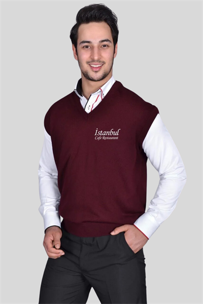 Garson Süveteri Bordo