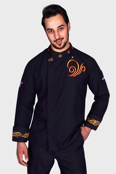 Gaziantep Siyah Şef Ceketi