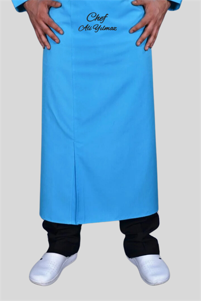 Hesaplı Şef Önlüğü Turkuaz Mavi