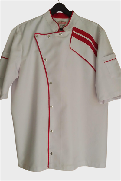 İsim Hediyeli Şef Aşçı Ceketi Kısa Kollu Aşçı Kıyafeti