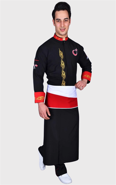 Kapadokya Siyah Şef Ceketi