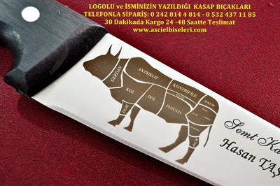 Kasap Bıçakları 24Cm Logolu Ve İsminizin Yazılması Hediye