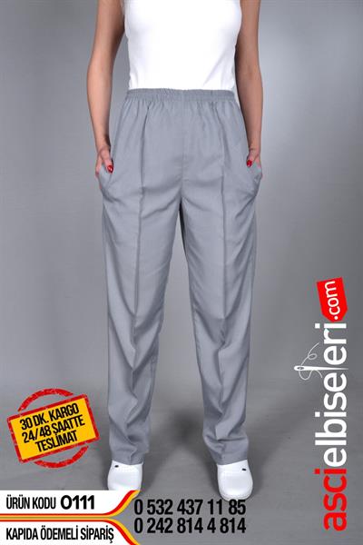 Kat Hizmetleri Kıyafeti Gri