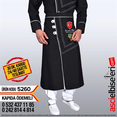 Kemalpaşa Siyah Şef Aşçı Önlüğü
