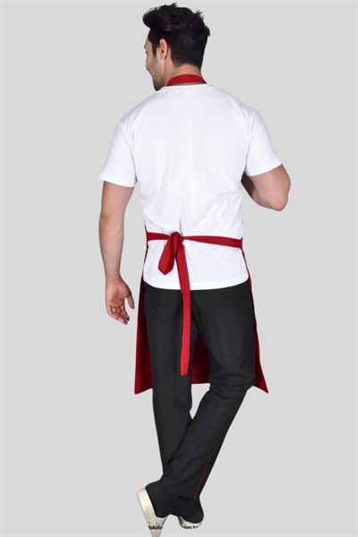 Kırmızı Aşçı Önlük Modelleri