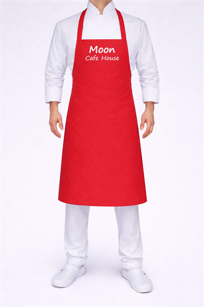 Kırmızı Aşçı Önlük Modelleri