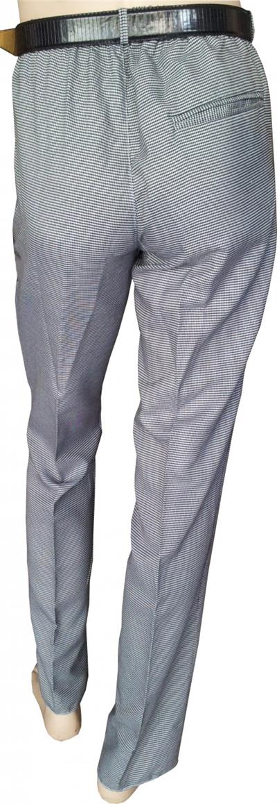 Küçük Kareli Aşçı Pantolonu