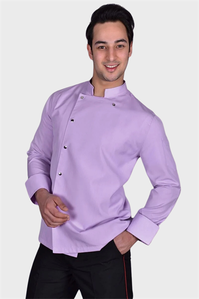 Lila Renk Şef Ceketi
