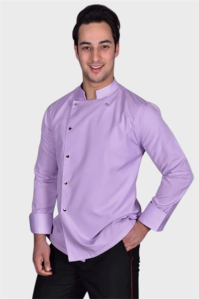 Lila Renk Şef Ceketi