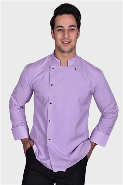 Lila Renk Şef Ceketi
