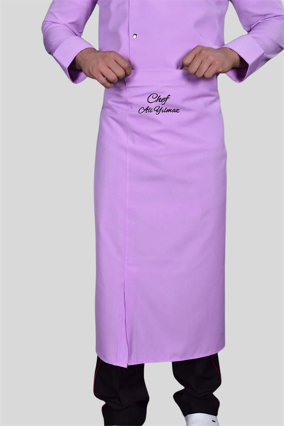 Lila Şef Aşçı Önlüğü
