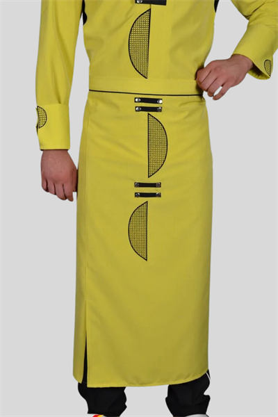 Petek Nakışlı Aşçı Mutfak Önlüğü