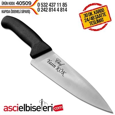 Şef Bıçakları 17 Cm Bıçak Üzerine İsim Yazılması Hediye