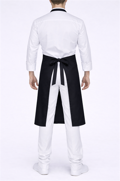 Siyah İsim Hediyeli Boyundan Bağlama Önlük