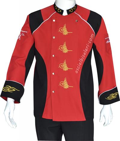 Ss-1025-Ankara Tuğralı Chef Ceketleri