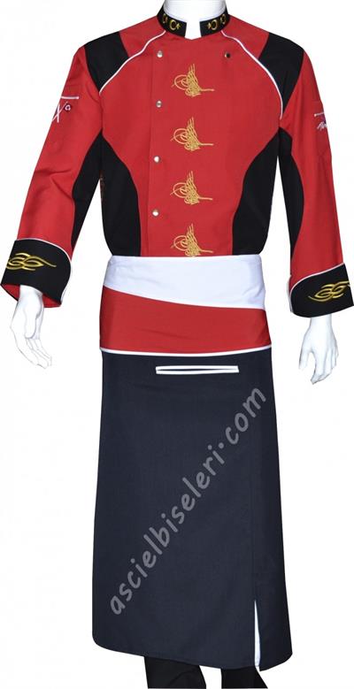 Ss-1025-Ankara Tuğralı Chef Ceketleri