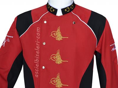 Ss-1025-Ankara Tuğralı Chef Ceketleri