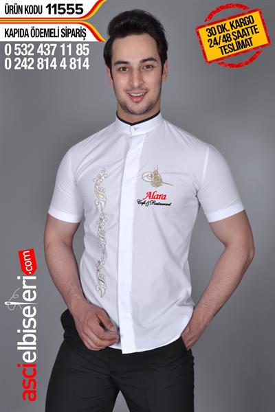 Ss 11555 Beyaz Garson Gömlekleri Seri Sonu Üründür