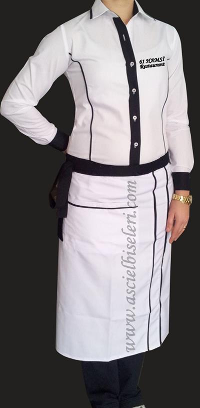 Ss 12010-Altınoluk Bayan Garson Gömlekleri