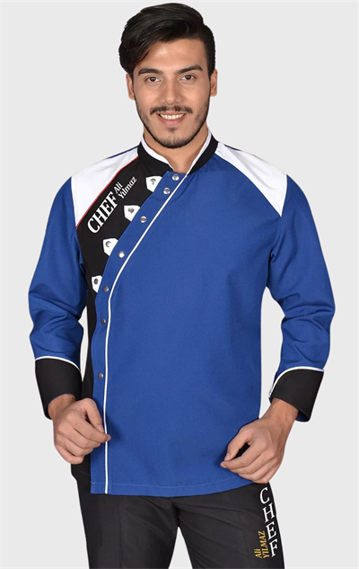 Ss 1425 Prochef Şef Aşçı Ceketi Koyu Mavi