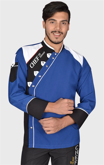 Ss 1425 Prochef Şef Aşçı Ceketi Koyu Mavi