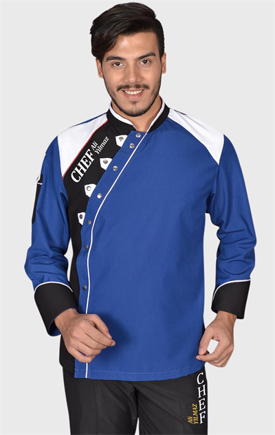 Ss 1425 Prochef Şef Aşçı Ceketi Koyu Mavi