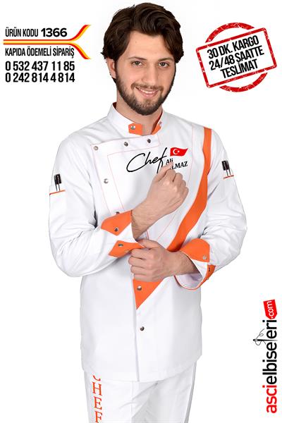 Ss1366 Yeni Bodrum Şef Aşçı Ceketi