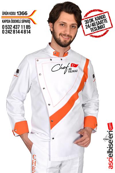 Ss1366 Yeni Bodrum Şef Aşçı Ceketi