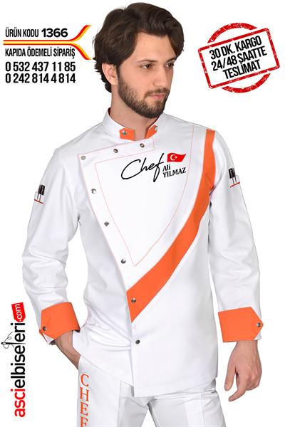 Ss1366 Yeni Bodrum Şef Aşçı Ceketi