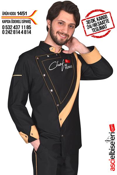 Ss1451 En Son Model Professıonal Chef Aşçı Ceketi