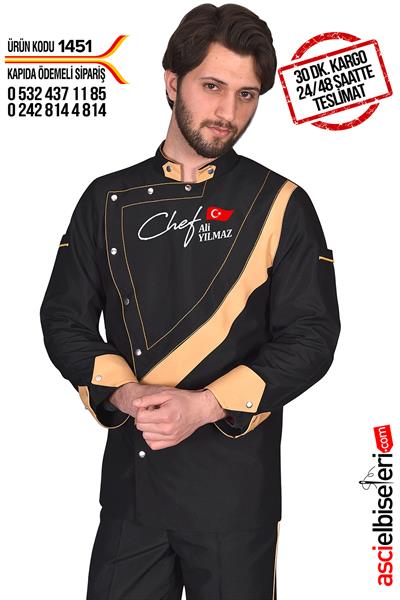 Ss1451 En Son Model Professıonal Chef Aşçı Ceketi