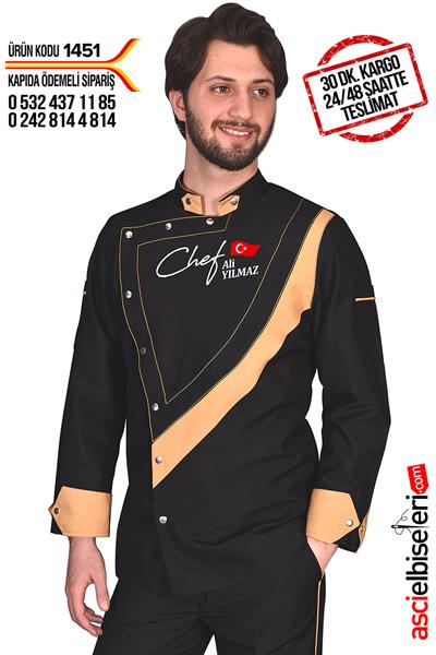 Ss1451 En Son Model Professıonal Chef Aşçı Ceketi