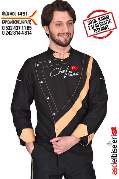 Ss1451 En Son Model Professıonal Chef Aşçı Ceketi
