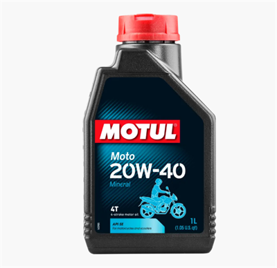 MOTUL MOTO 20W-40 Mineral Motosiklet Yağı 1 LİTRE 