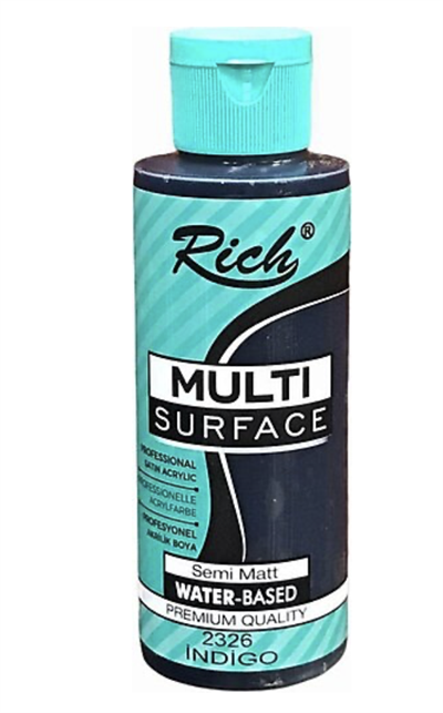 Rich Multi Surface 2326 İNDİGO Akrilik Boya 120cc