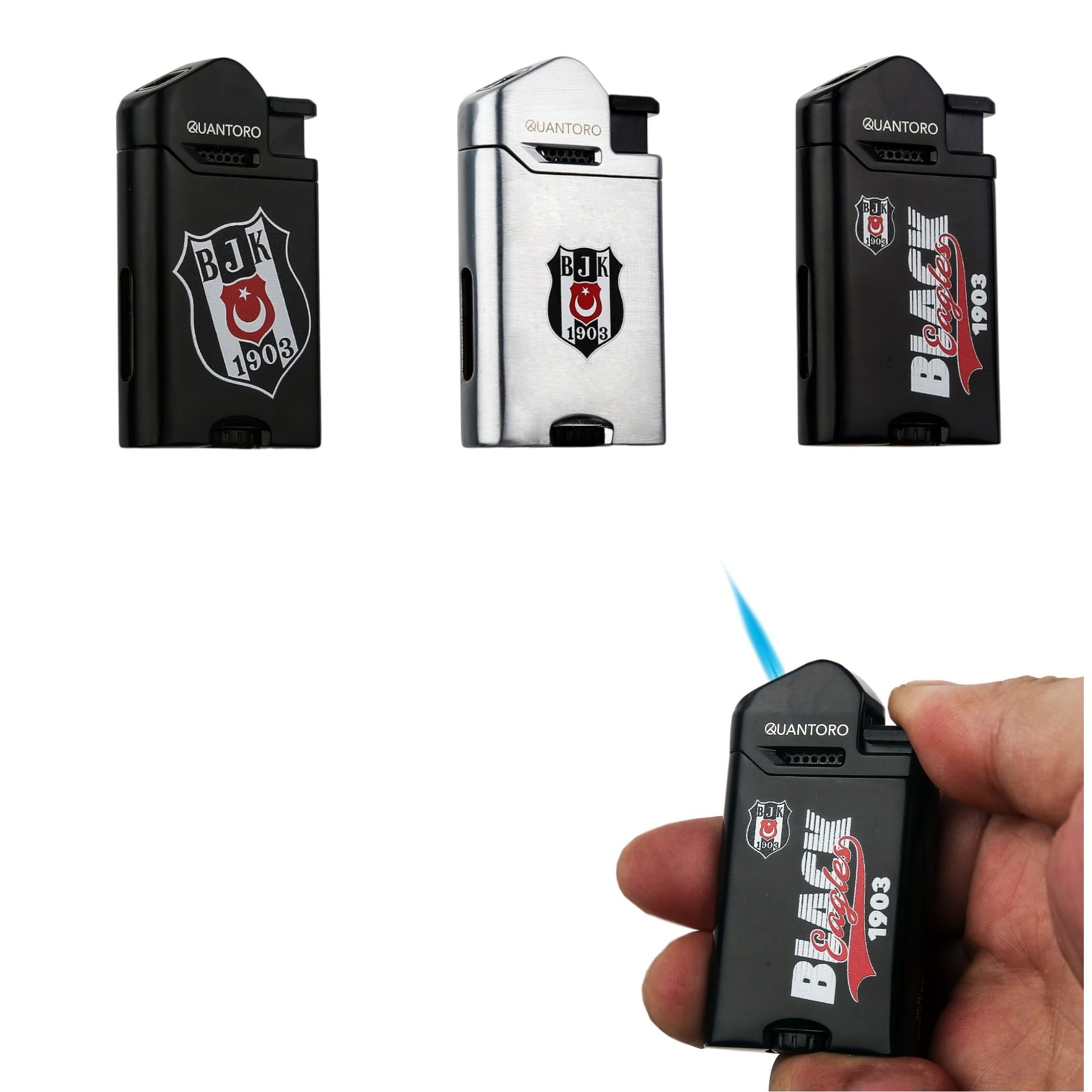 3lü Set  Beşiktaş Metal Jet Taraftar Çakmaklar 