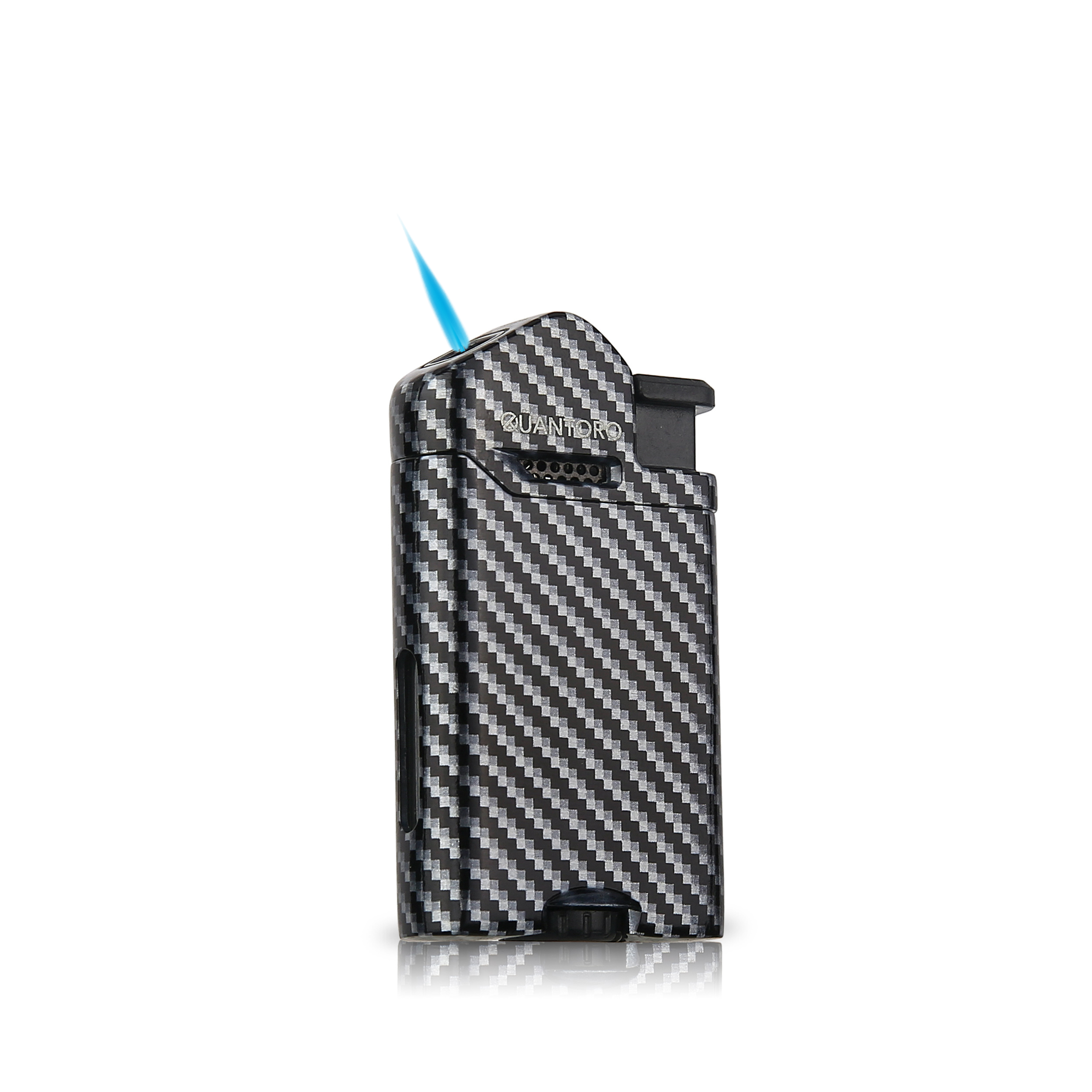 04-4 Single  Jet Alevli Metal Puro Çakmağı / Black Carbon