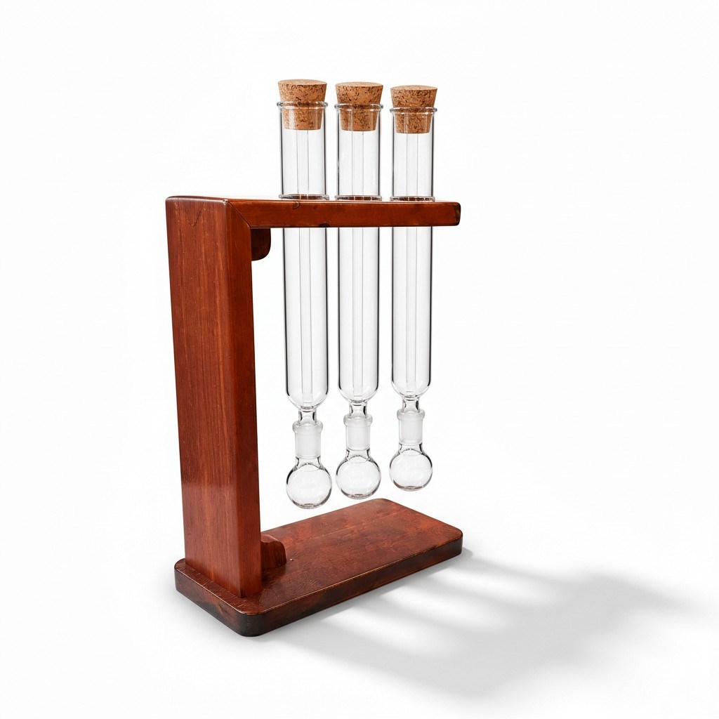 3lü Puro Aroma İnfüzyon Tüpü – Ahşap Stand