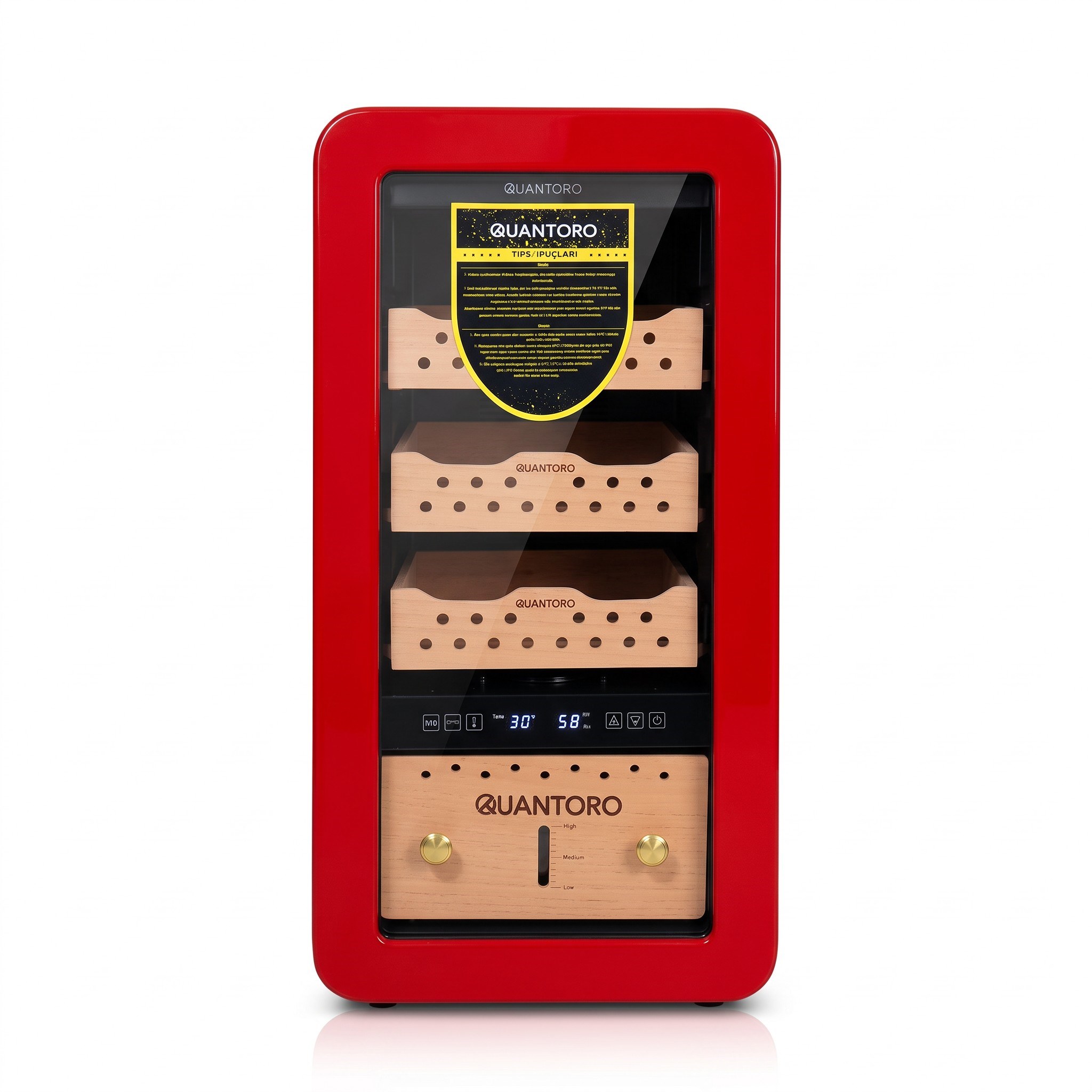 Elektronik Puro Dolabı QCC-26 Red