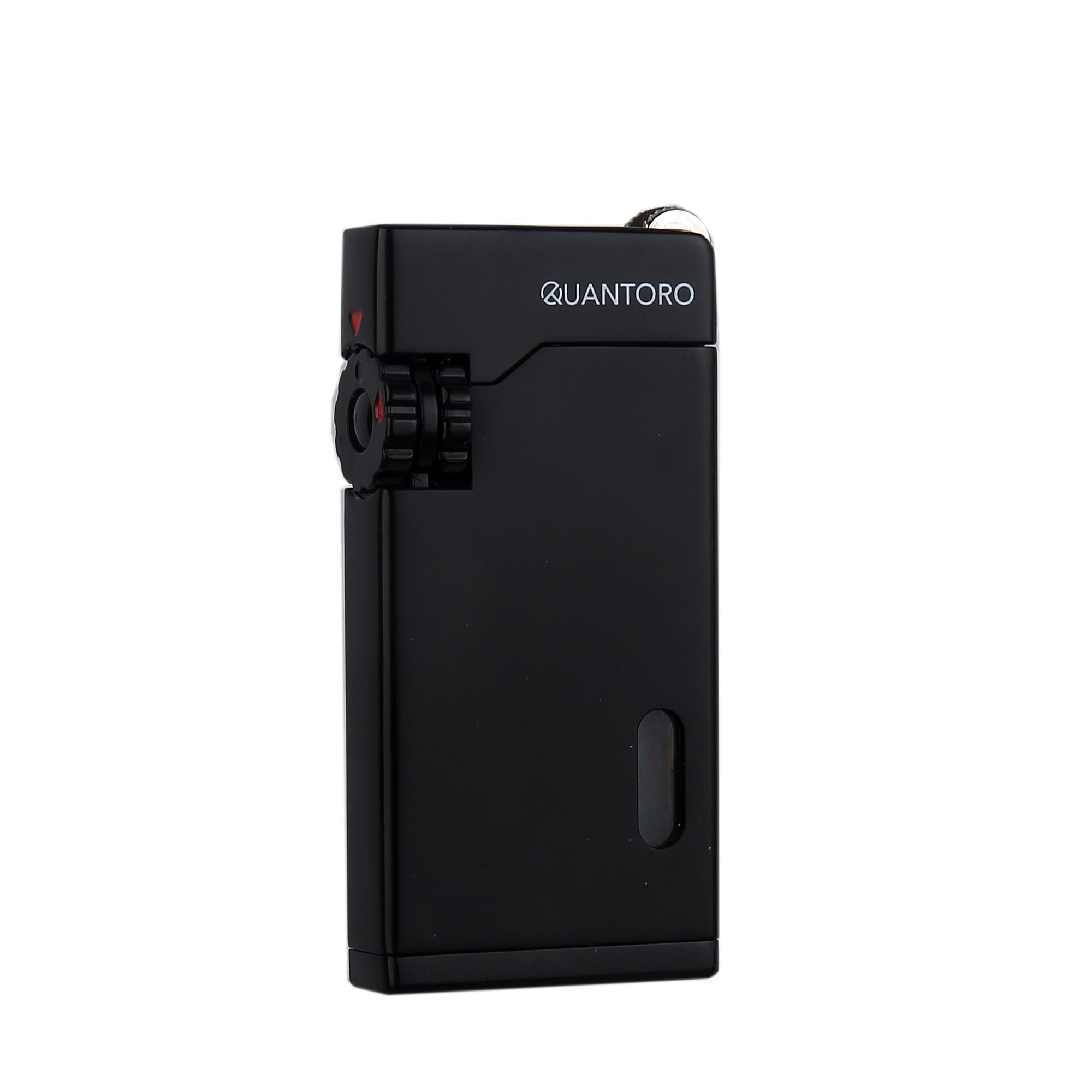 Quantoro 05-52 Çift Jet Alev Puro Çakmağı/Black