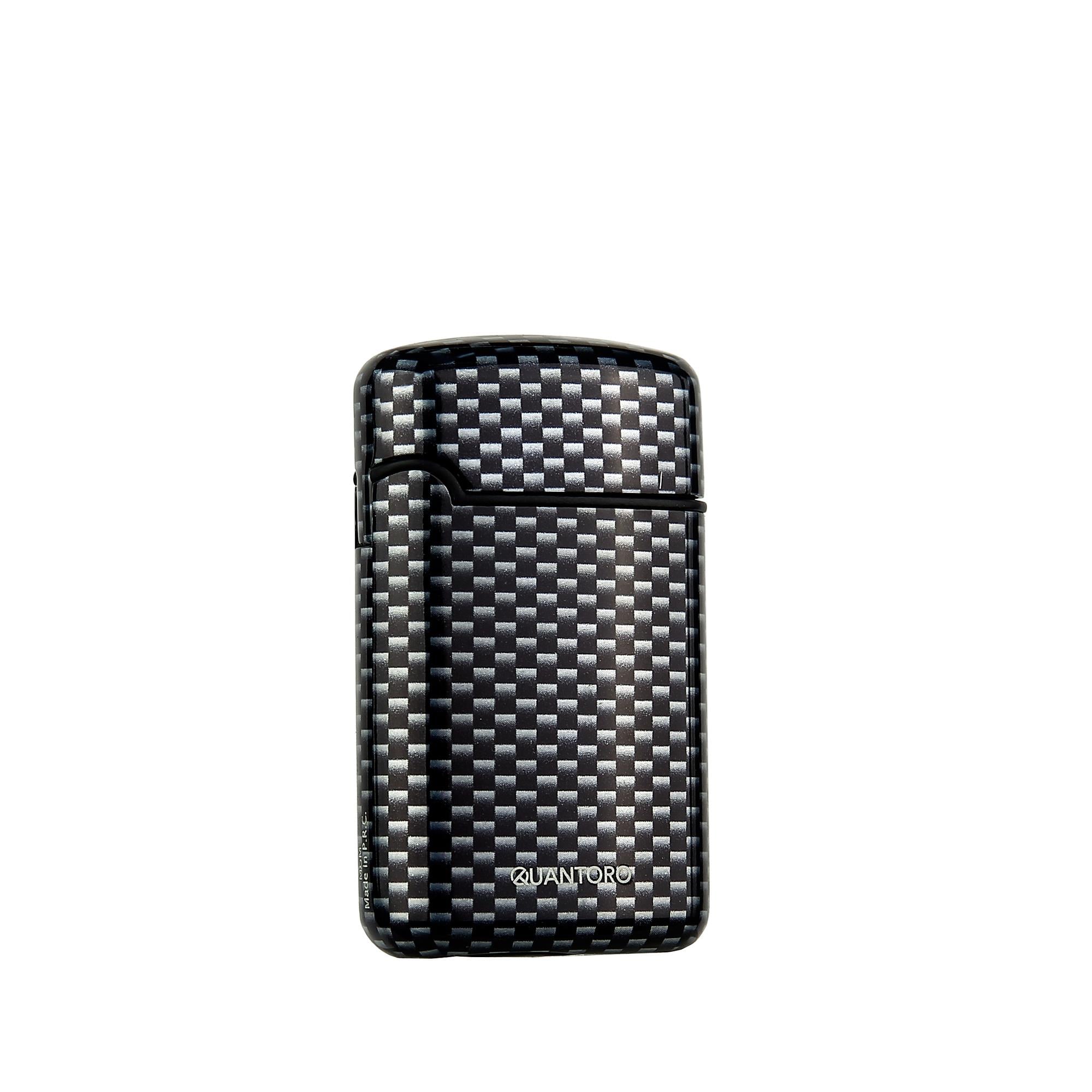 Quantoro Delicili Üçlü Jet Alev Black Carbon Puro Çakmağı 05-30 