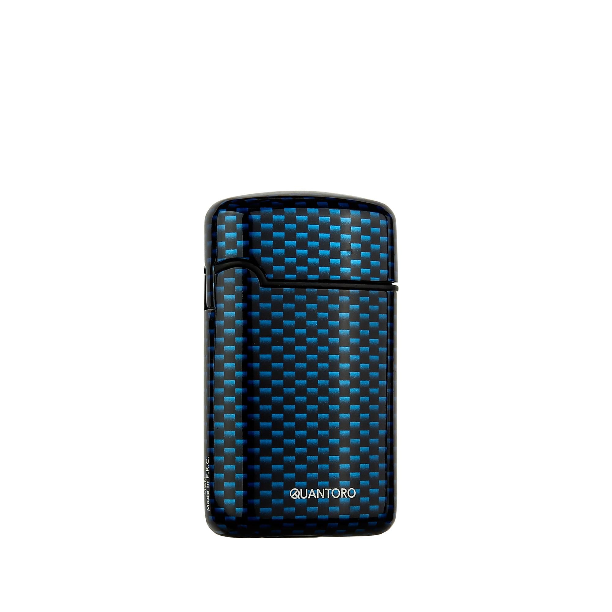 Quantoro Delicili Üçlü Jet Alev Blue Carbon Puro Çakmağı 05-30 