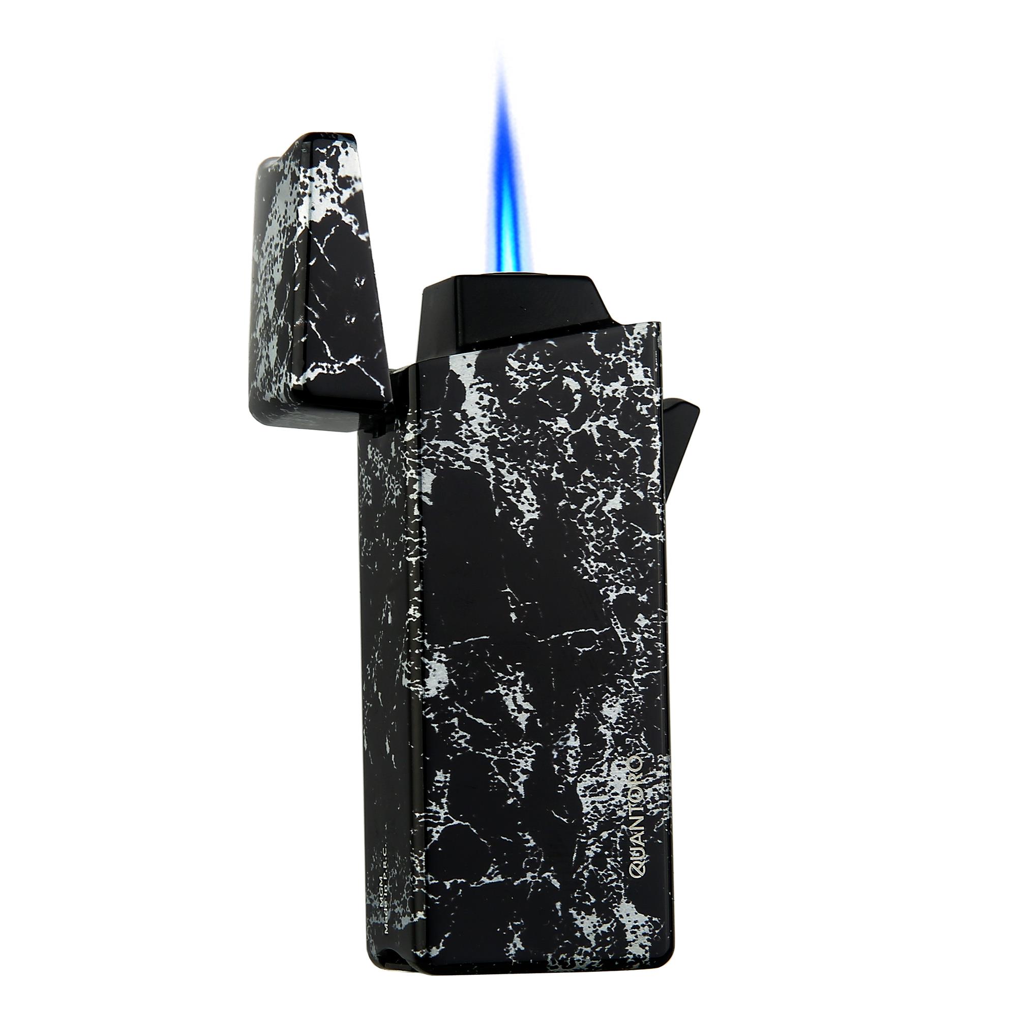 Quantoro 05-42 Single Jet Alev Gunmetal Puro Çakmağı 