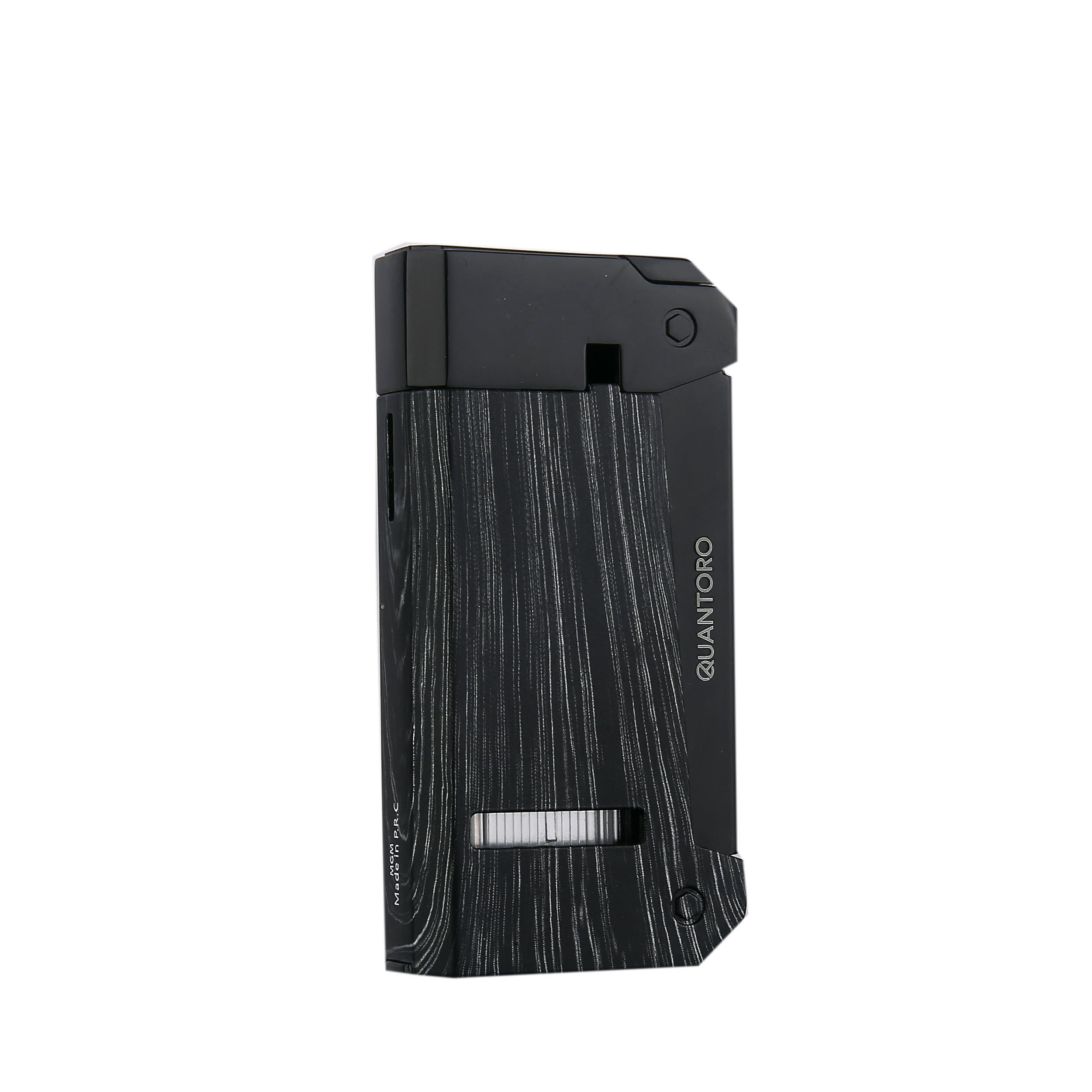 Quantoro 04-20 Puro Delicili Jet Alevli Black Wood Puro Çakmağı 