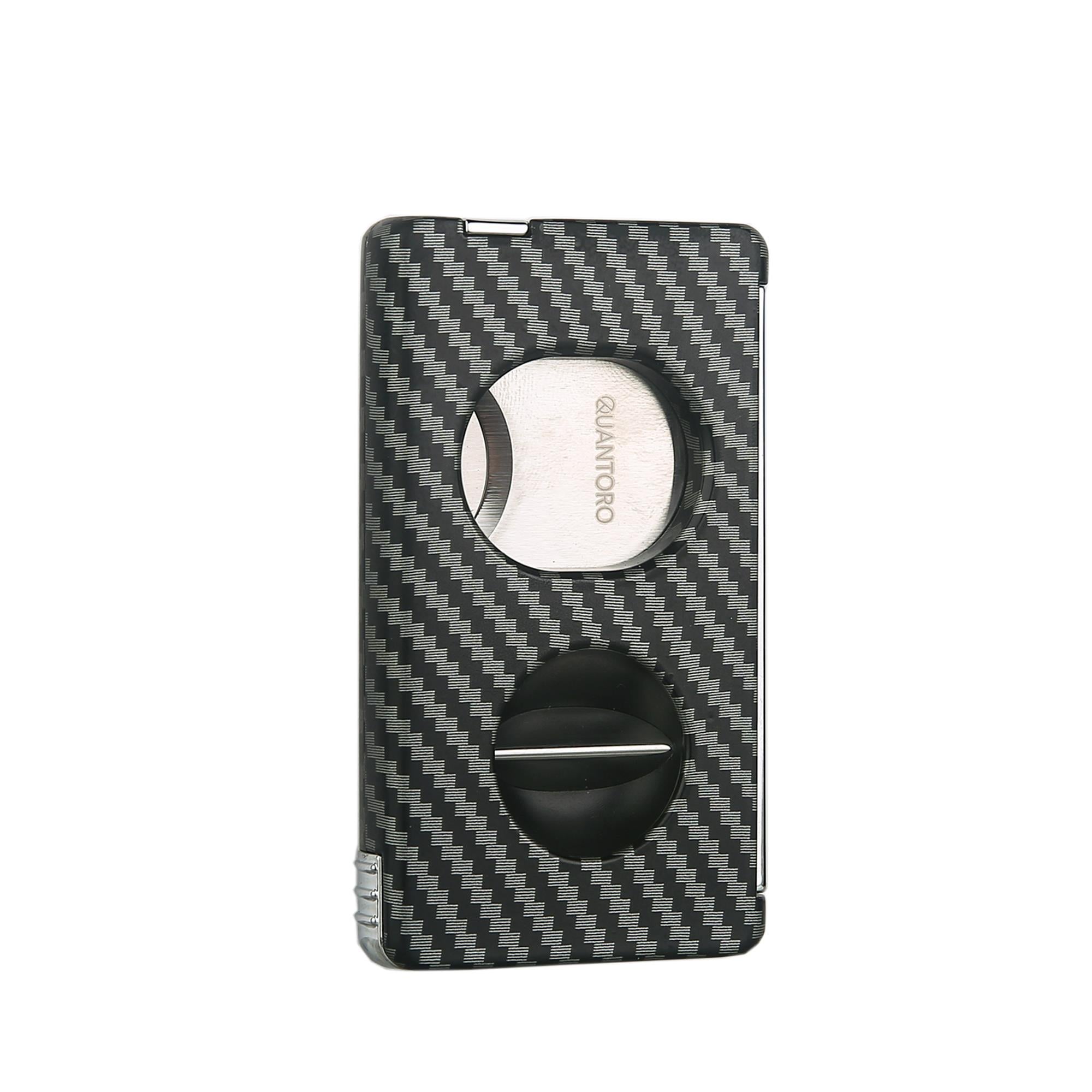 Quantoro QC-12 Düz/V-Kesim Puro Delicili İğneli Kesici /Black Carbon