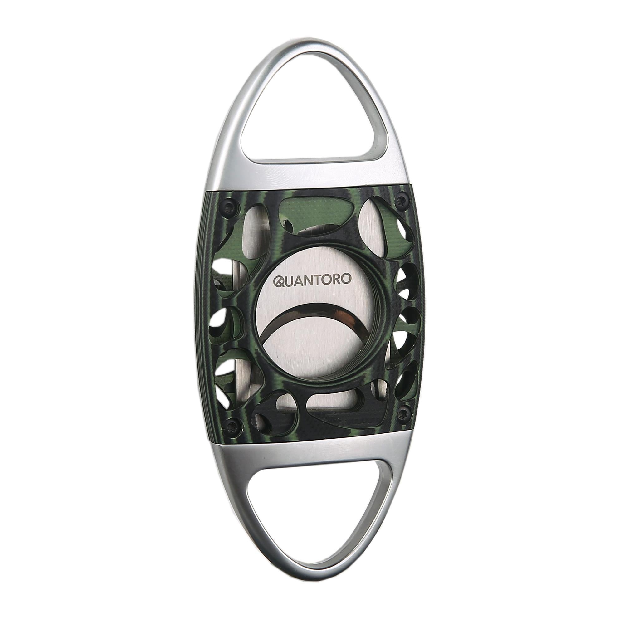 Quantoro QC-18 Metal CNC İşlemeli Puro Kesici / Green