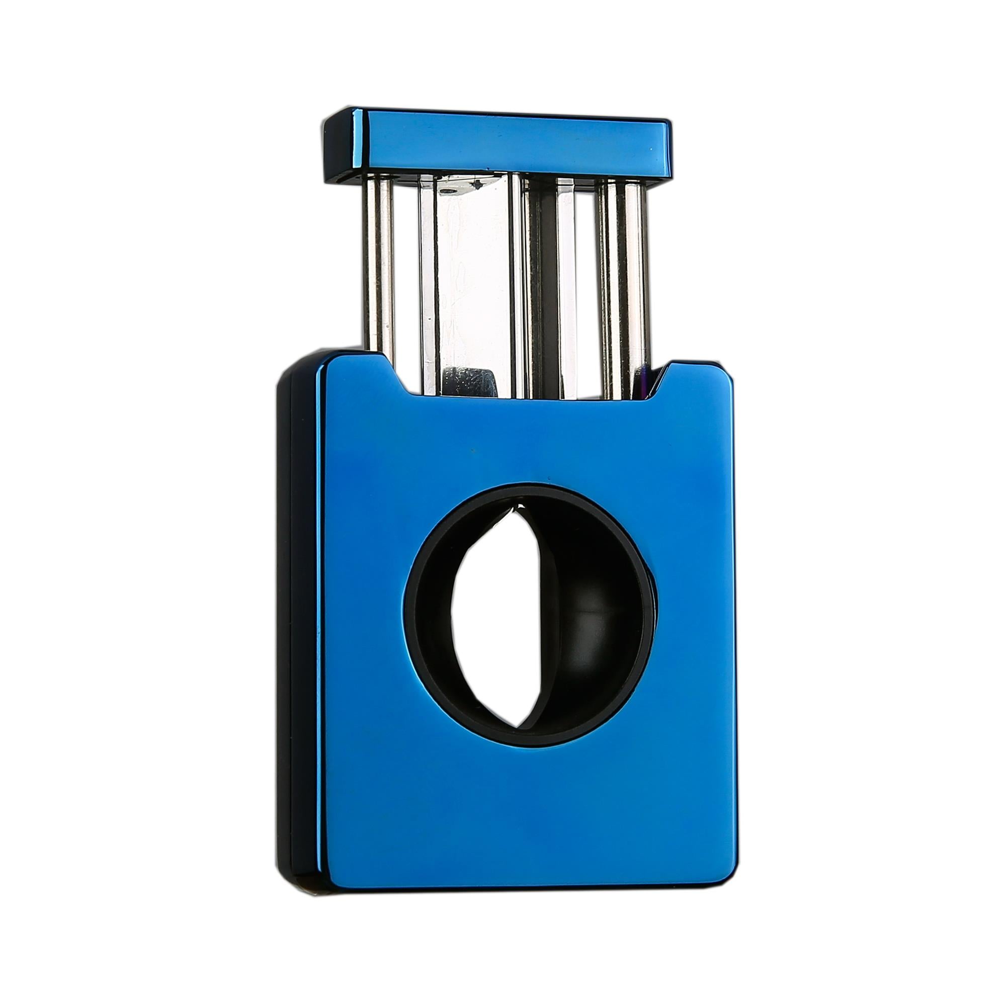 Quantoro QC-8 Metal V-Kesim Kare Puro Kesicisi/ Ice Blue
